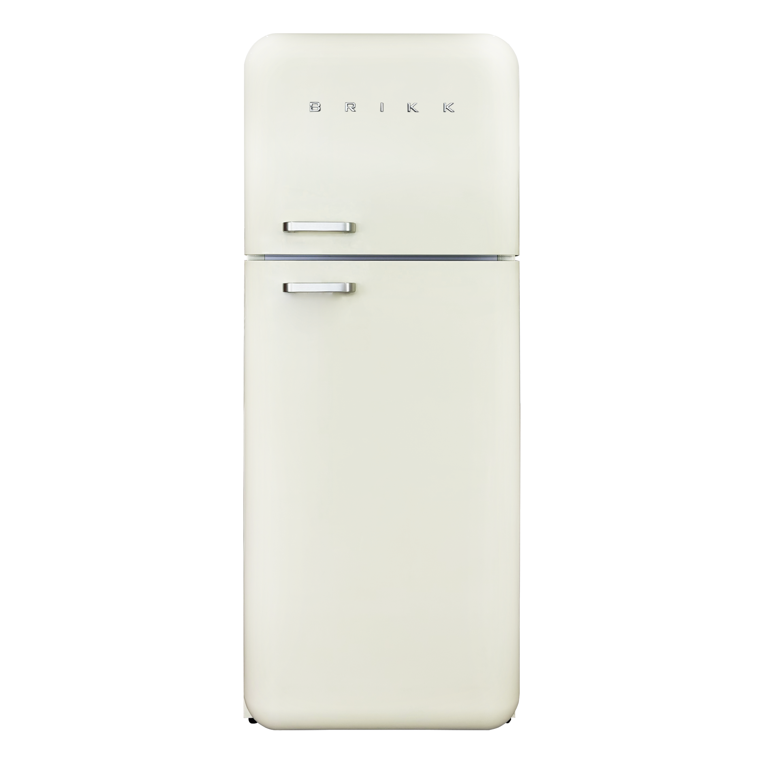 Two-Door Retro Design Refrigerator